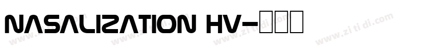 Nasalization Hv字体转换